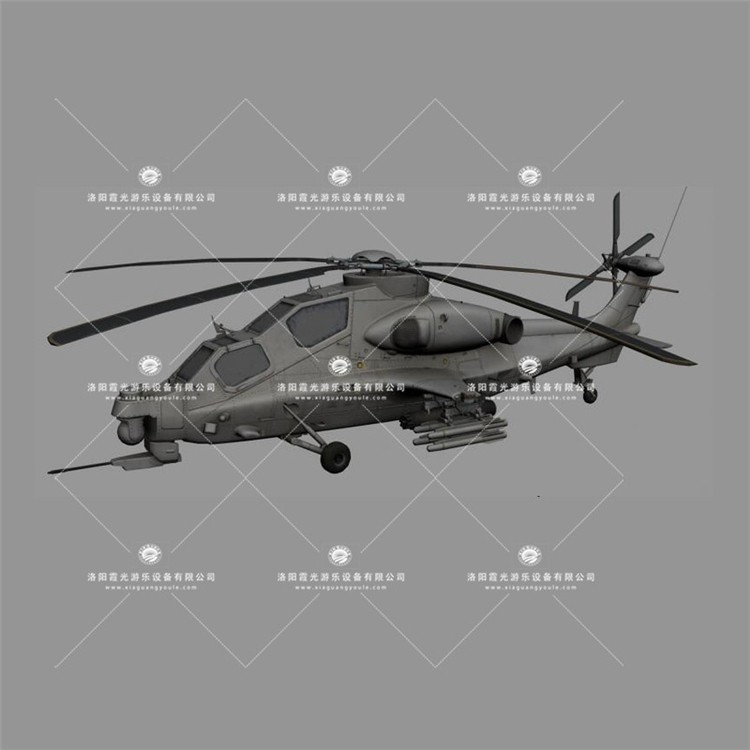 合川武装直升机3D模型